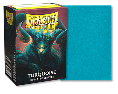 Dragon Shield Standard: Matte Turquoise (100 lommer)