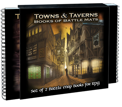 Towns & Taverns Book of Battle Mats