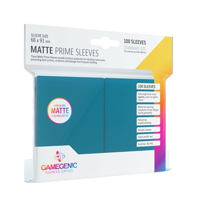 Gamegenic: Matte Prime Sleeves Blue (100)