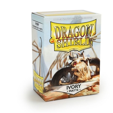 Dragon Shield Standard: Matte Ivory (100 lommer)