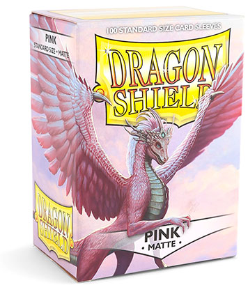 Dragon Shield Standard: Matte Pink (100 lommer)