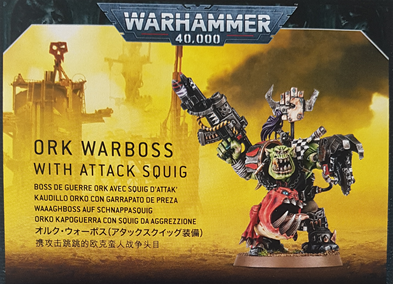 Orks: Warboss with Attack Squig