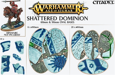 Citadel: Shattered Dominion 60/90mm Oval Bases