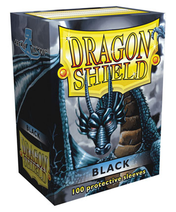 Dragon Shield Standard: Black (100 lommer)