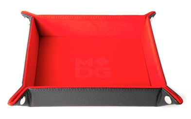 Dice Tray Velvet: Red