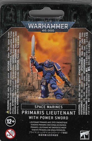 Space Marines: Primaris Lieutenant with Power Sword 