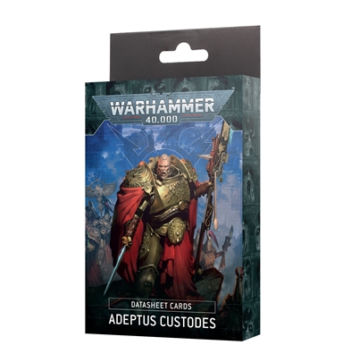 Adeptus Custodes: Datasheet Cards PREORDER