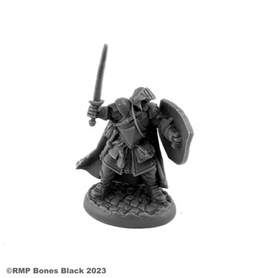 Reaper Bones Black: Baran Blacktree, Human Warrior