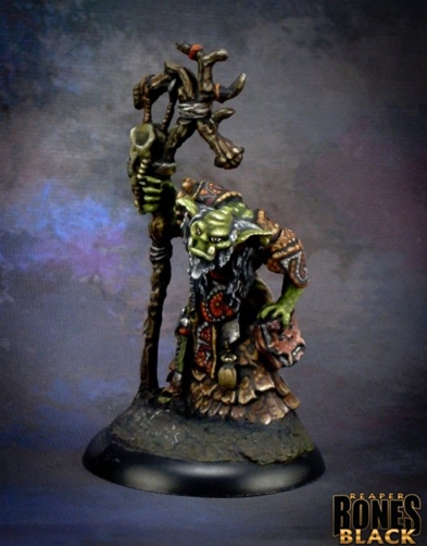 Reaper Bones Black: Surkar, Orc Shaman