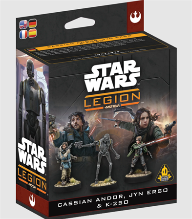 Star Wars Legion: Cassian Andor, Jyn Erso & K-2SO