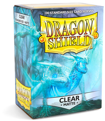 Dragon Shield Standard: Matte Clear (100 lommer)