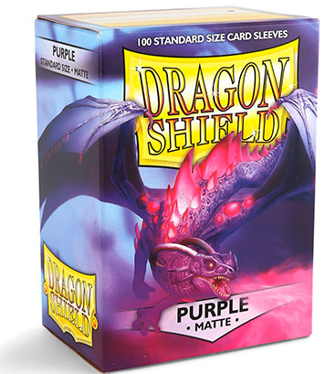 Dragon Shield Standard: Matte Purple (100 lommer)