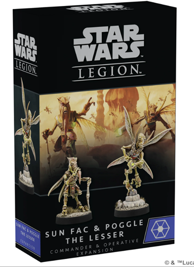 Star Wars Legion: Sun Fac and Poggle the Lesser