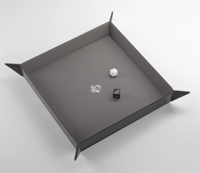 Gamegenic: Magnetic Dice Tray Square Black/Grey