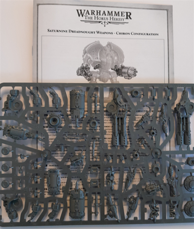 Legiones Astartes: Saturnine Dreadnought Weapons Chiron