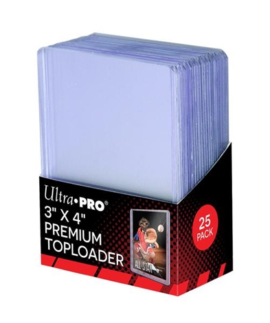 Ultra Pro Toploaders 3" x 4" (25 lommer)