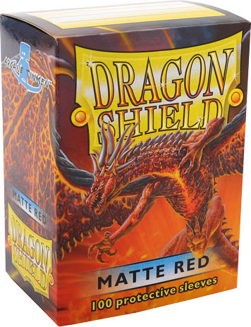 Dragon Shield Standard: Matte Red (100 lommer)