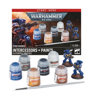 Warhammer 40,000: Intercessors + Paints PREORDER