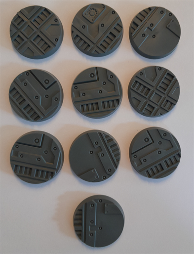 Necromunda: 28,5mm Round Bases (10)