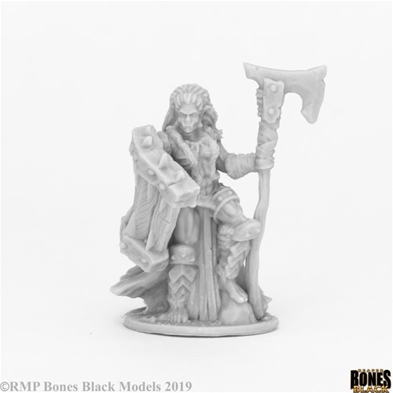 Reaper Bones Black: Jade Fire Chieftain