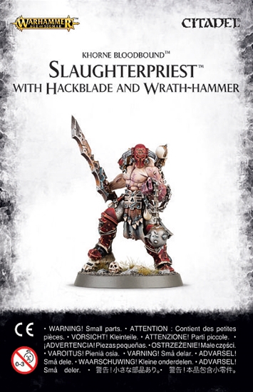 Slaughterpriest with Hackblade and Wrathhammer