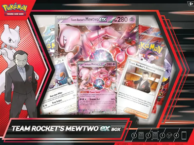 Pokemon: Team Rocket's Mewtwo EX box