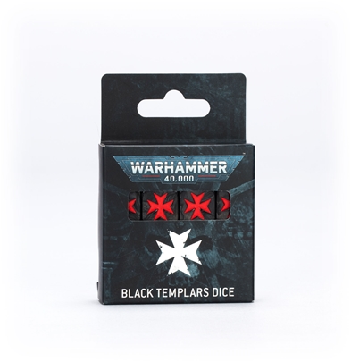 Black Templars: Dice Set PREORDER