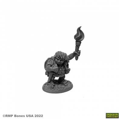 Reaper Bones: Gus Greenweevil, Halfling Henchman