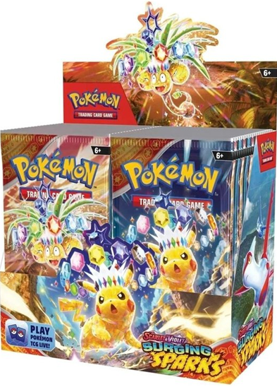 Pokemon: Surging Sparks booster display (36)
