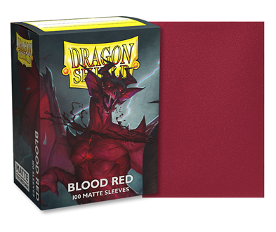 Dragon Shield Standard: Matte Blood Red (100 lommer)