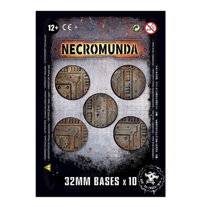 Necromunda: 32mm Round Bases (10) 