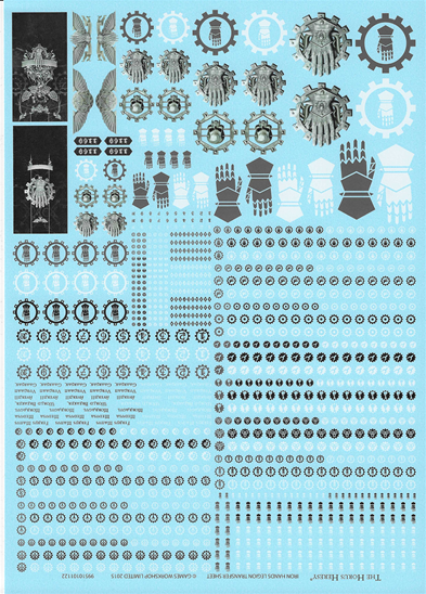 Iron Hands: Transfer Sheet