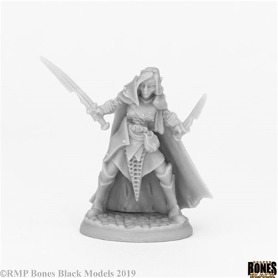 Reaper Bones Black: Female Drow Warrior