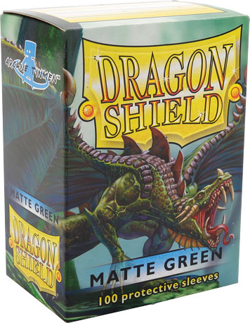 Dragon Shield Standard: Matte Green (100 lommer)