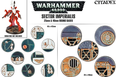 Citadel: Sector Imperialis 25 / 40mm Round Bases
