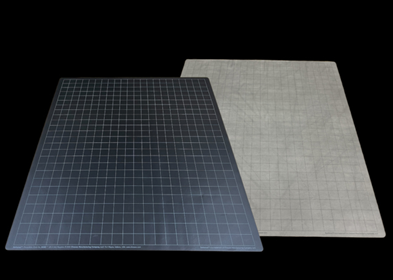 Reversible Battlemat: 1" Squares - Black/Grey