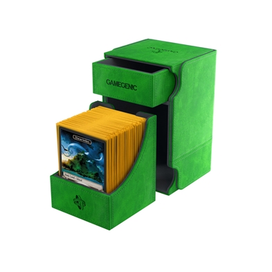 Gamegenic: Deck Box Watchtower 100+ Green