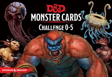 Dungeons & Dragons 5: Level 0-5 Monster Cards