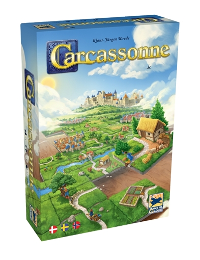 Carcassonne + Floden og Biskoppen (Danske Regler)