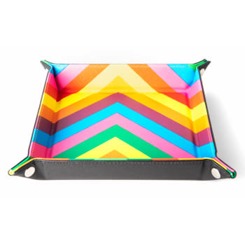 Dice Tray Velvet: Rainbow
