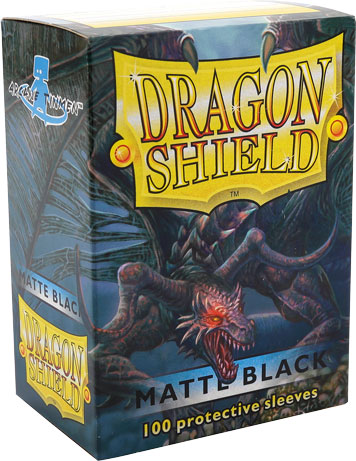 Dragon Shield Standard: Matte Black (100 lommer)