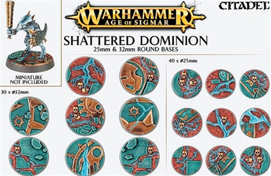 Citadel: Shattered Dominion 25/32mm Round Bases
