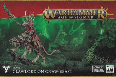 Skaven: Clawlord on Gnaw-beast