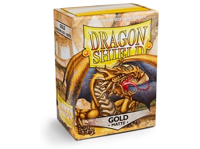 Dragon Shield Standard: Matte Gold (100 lommer)