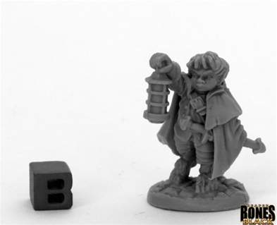 Reaper Bones Black: Bergamot, Halfling Scout