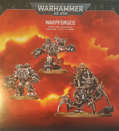 Chaos Space Marines: Warpforged Venomcrawler and Obliterators