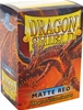 Dragon Shield Standard: Matte Red (100 lommer)