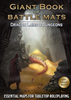 Giant Book of Battle Mats Dragon Lairs & Dungeons (17x12")