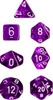 Terningsæt RPG: Translucent Purple