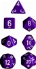 Terningsæt RPG: Opaque Purple
